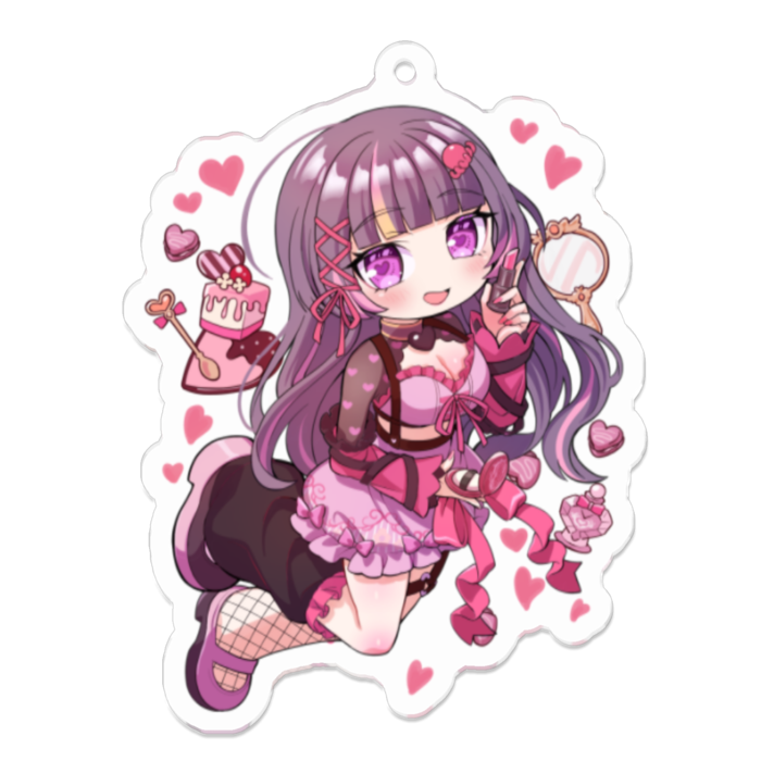 アクリルキーホルダー - 70 x 70 (mm)