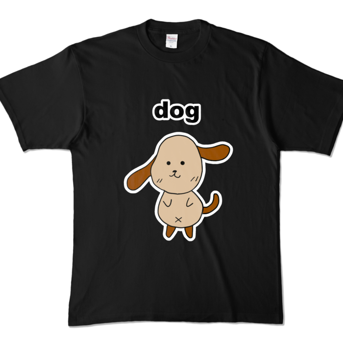カラーTシャツ - XL - ブラック (濃色)