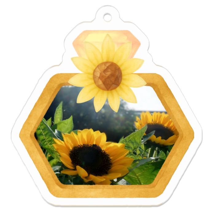 アクリルキーホルダー - 50 x 50 (mm)