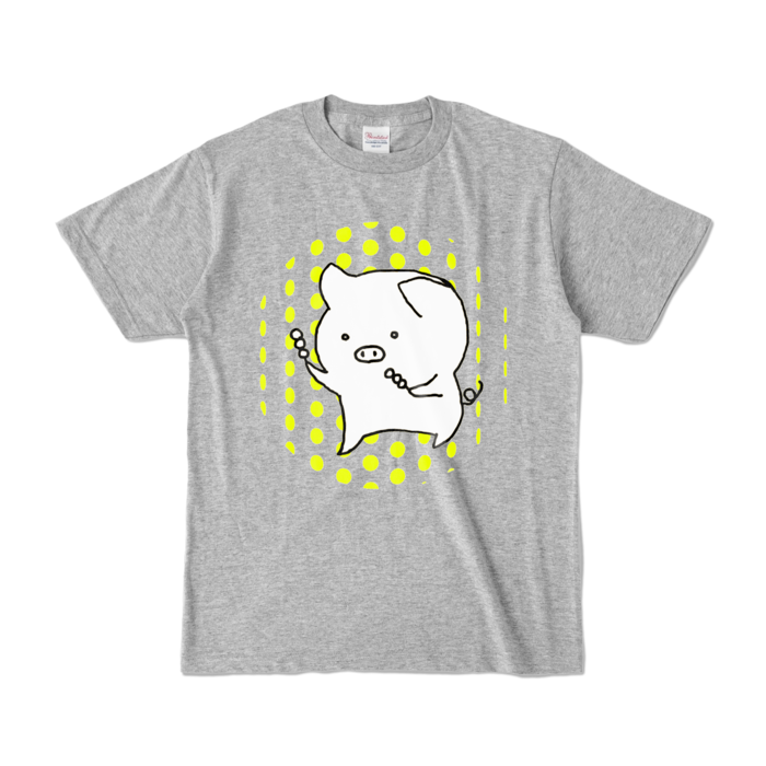 カラーTシャツ - S - 杢グレー (濃色)