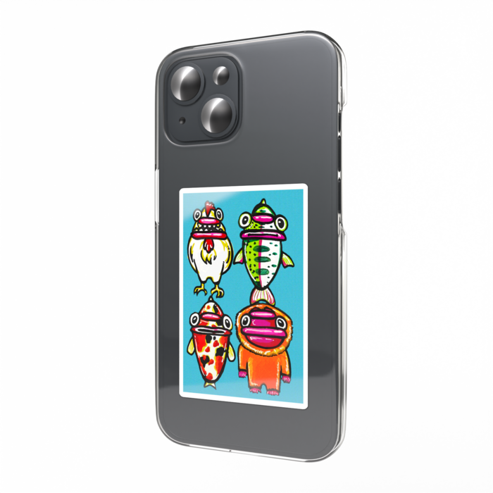 スマホステッカー - W55 × H91mm 以内