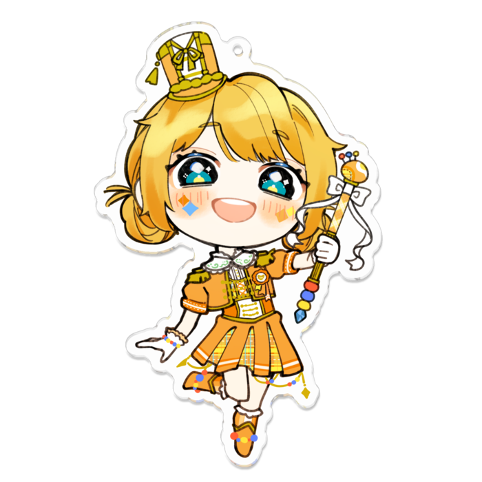 アクリルキーホルダー - 100 x 100 (mm)