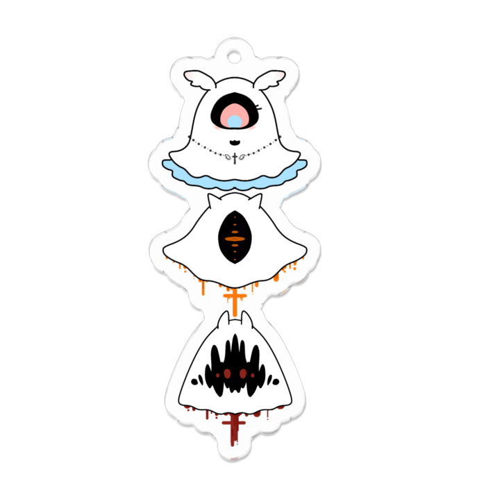 アクリルキーホルダー - 70 x 70 (mm)