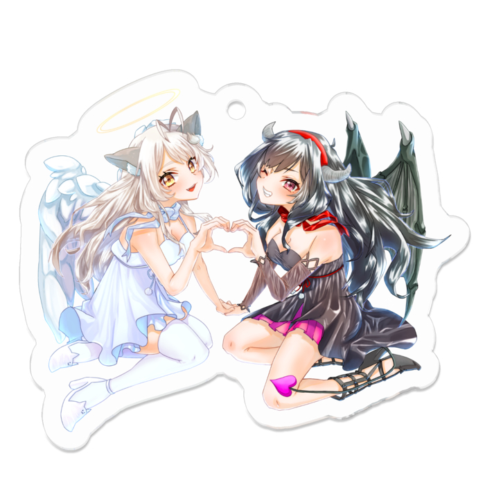 アクリルキーホルダー - 50 x 50 (mm)