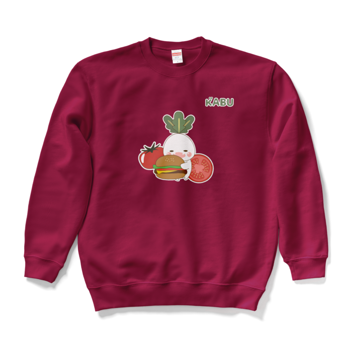 スウェット - L - バーガンディ