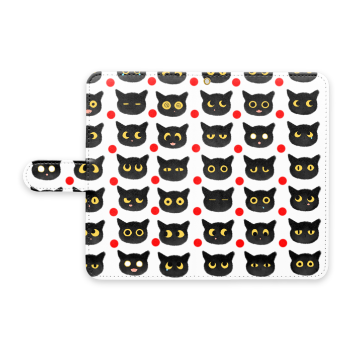 手帳型Androidケース - L - ストラップ穴 あり