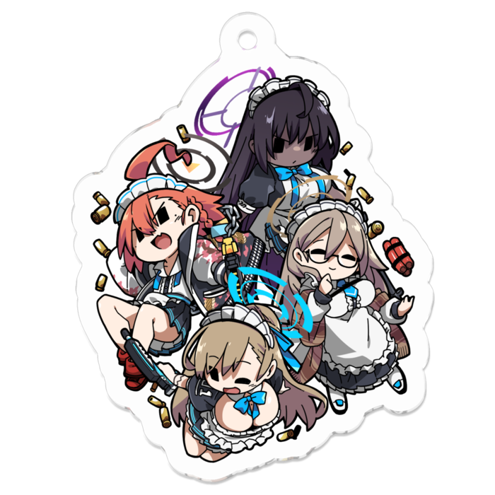 アクリルキーホルダー - 50 x 50 (mm)