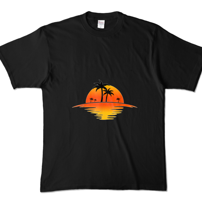カラーTシャツ - XL - ブラック (濃色)
