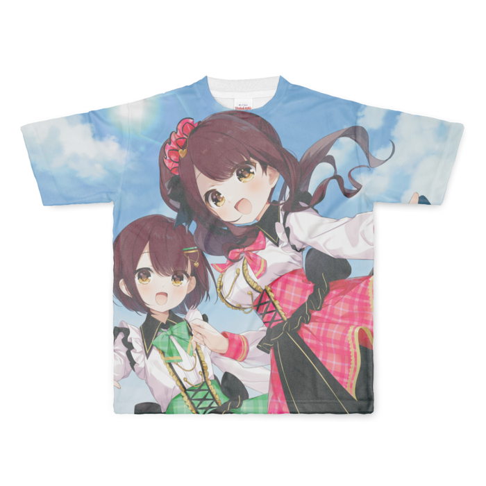 フルグラフィックTシャツ - L - 正面印刷のみ