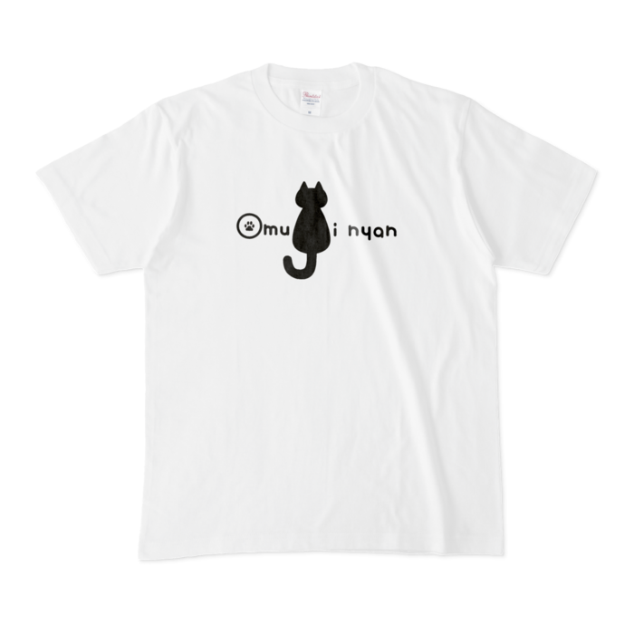 Tシャツ - M - 白×ブラックロゴ