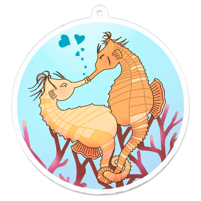 アクリルキーホルダー - 70 x 70 (mm)