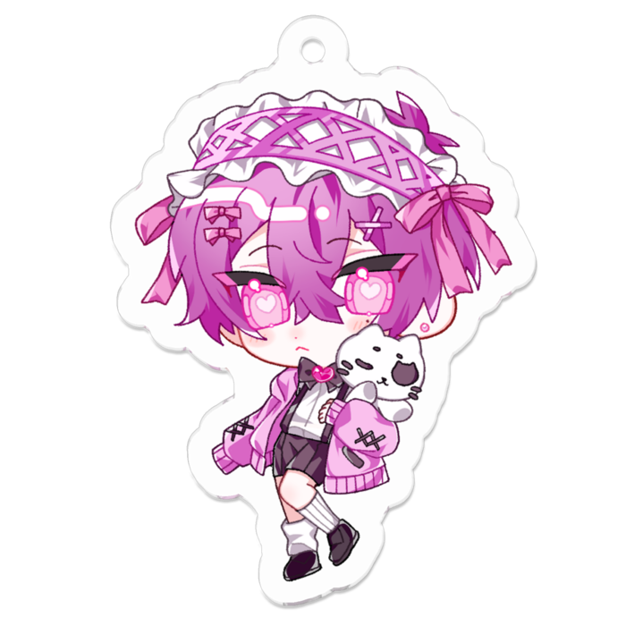 アクリルキーホルダー - 50 x 50 (mm)