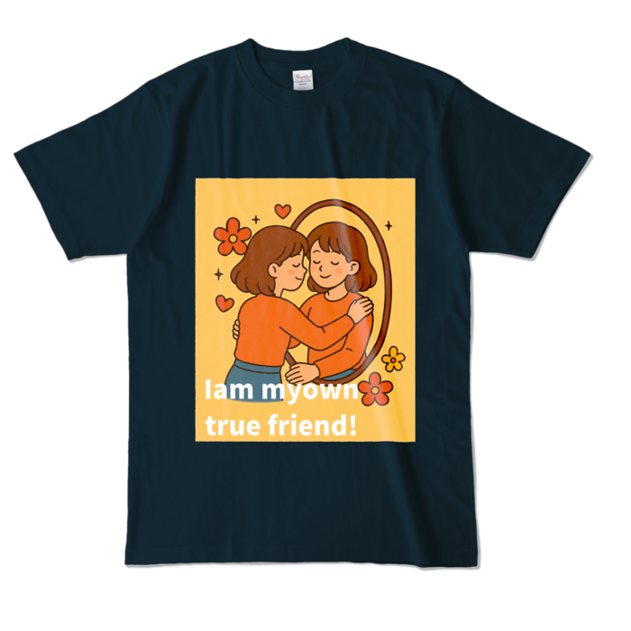 カラーTシャツ - L - ネイビー (濃色)