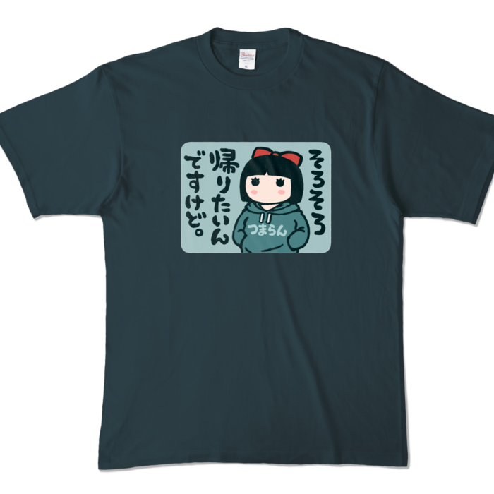 カラーTシャツ - XL - デニム (濃色)