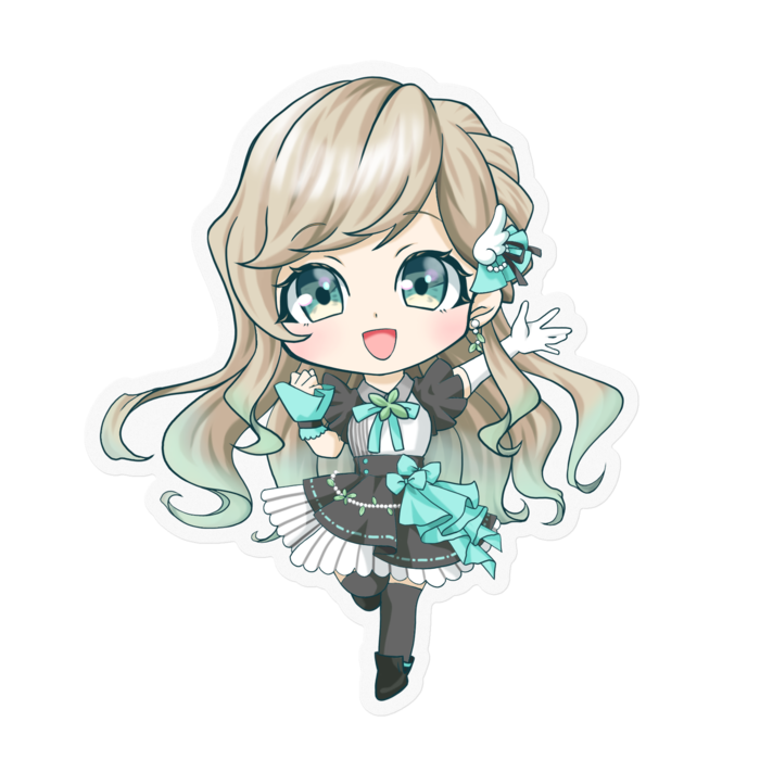 ステッカー - 100 x 100 (mm)