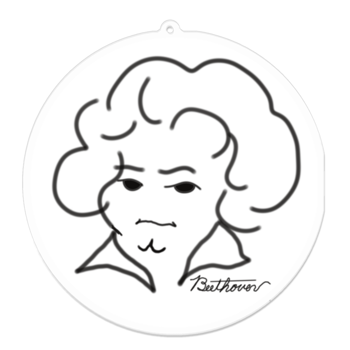 アクリルキーホルダー - 100 x 100 (mm)