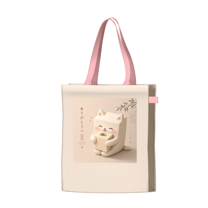 ツートンカラーバッグ - ピンク - W34 × H41 × D14cm