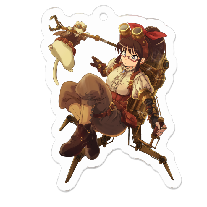 アクリルキーホルダー - 50 x 50 (mm)