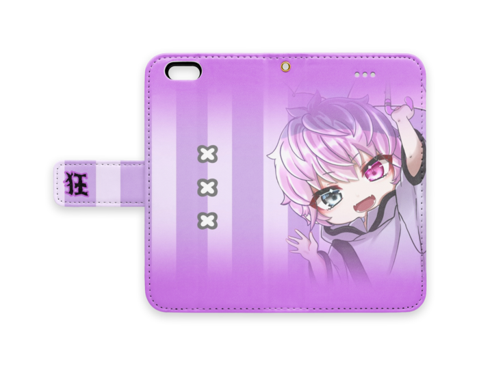 手帳型iPhoneケース - iPhone 6 / 6s - ストラップ穴 あり