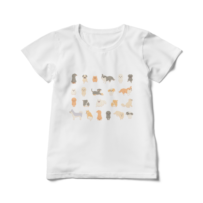 レディースTシャツ　白　L