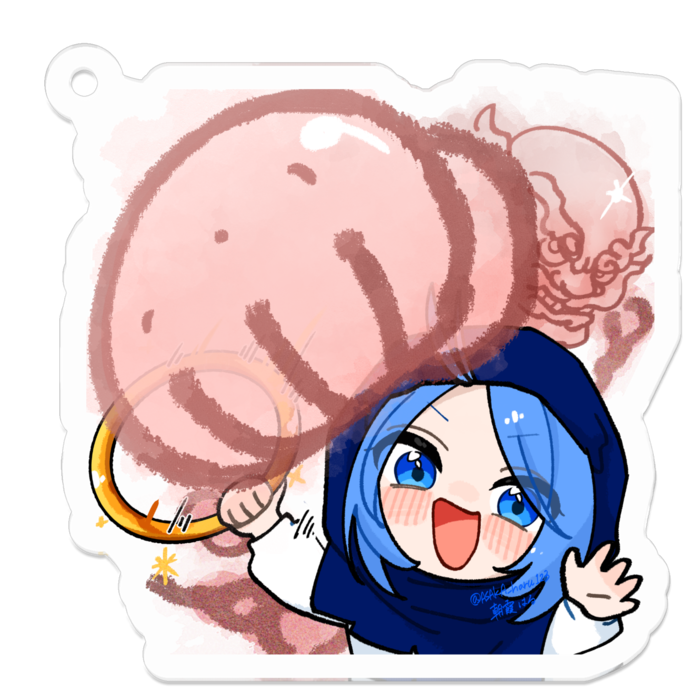 アクリルキーホルダー - 50 x 50 (mm)