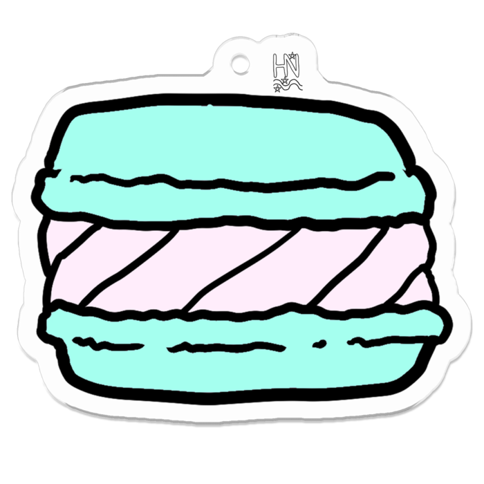 アクリルキーホルダー（コーティング） - 50 x 50 (mm)