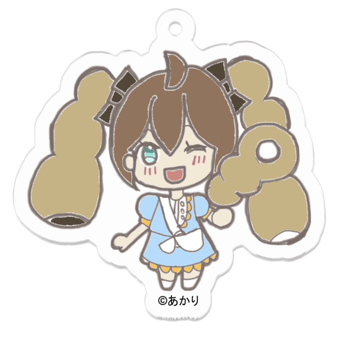 アクリルキーホルダー - 50 x 50 (mm)