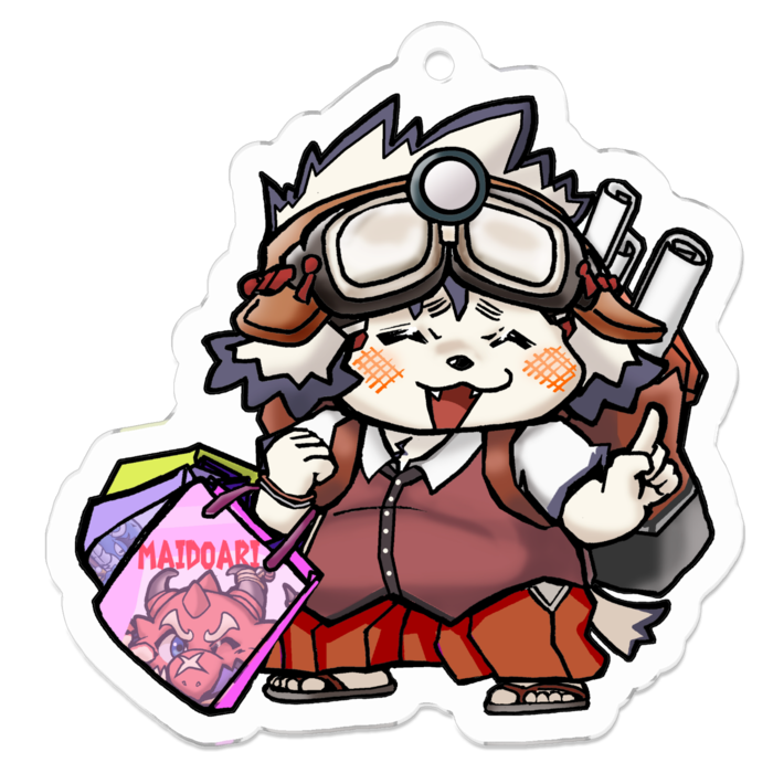 アクリルキーホルダー - 50 x 50 (mm)