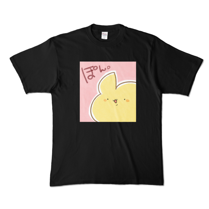 カラーTシャツ - XL - ブラック (濃色)