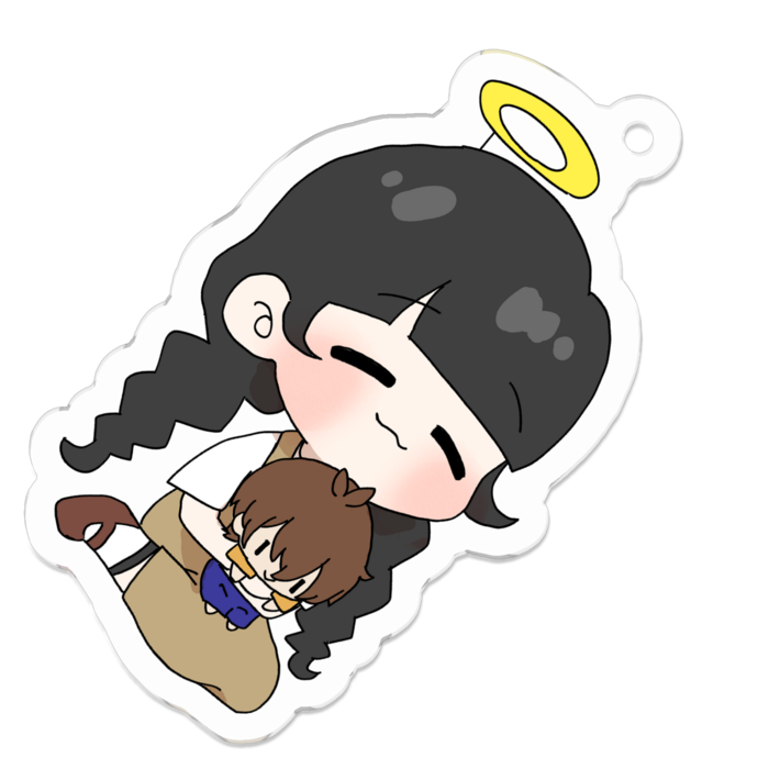 アクリルキーホルダー - 50 x 50 (mm)