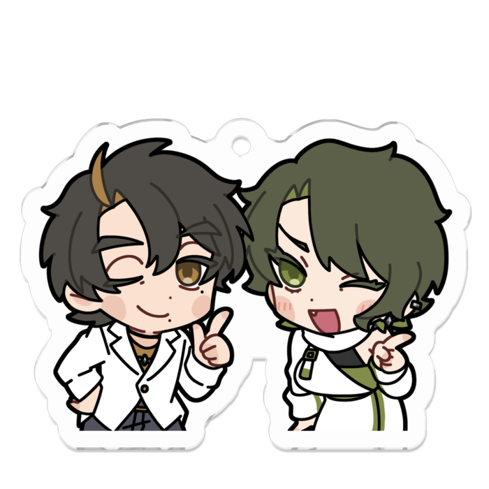 アクリルキーホルダー - 50 x 50 (mm)