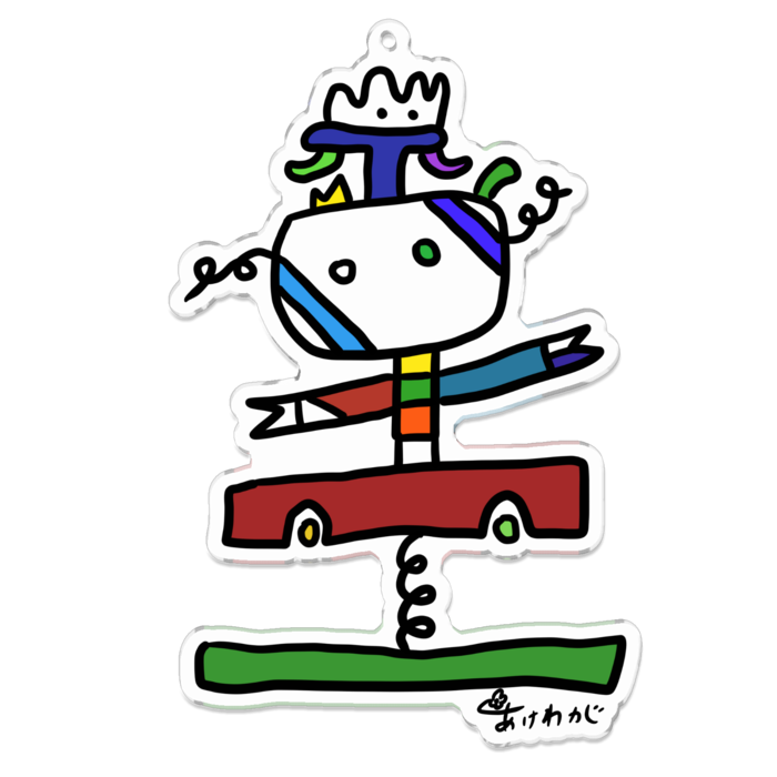 アクリルキーホルダー - 100 x 100 (mm)