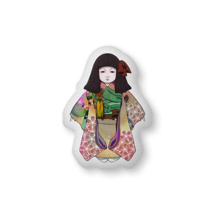 一識　春の人形クッション