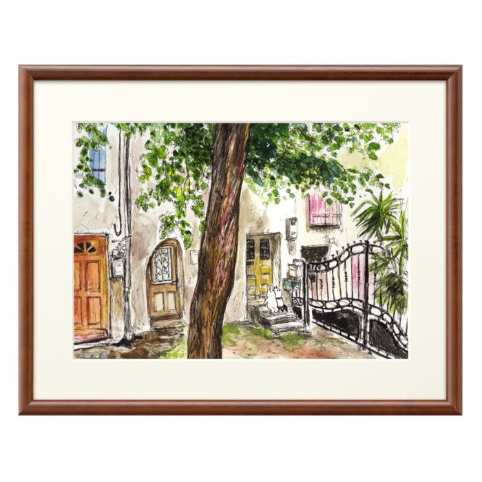 A4 - 額縁・ブラウン