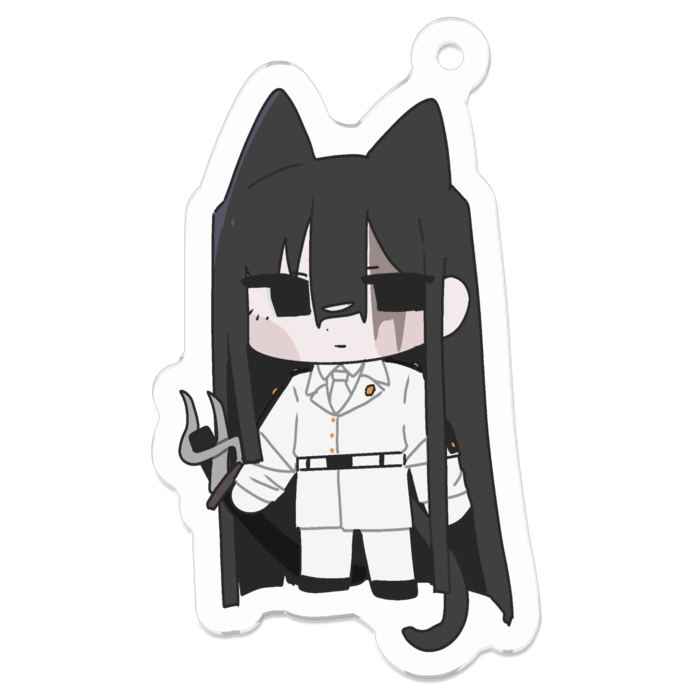 アクリルキーホルダー - 50 x 50 (mm)