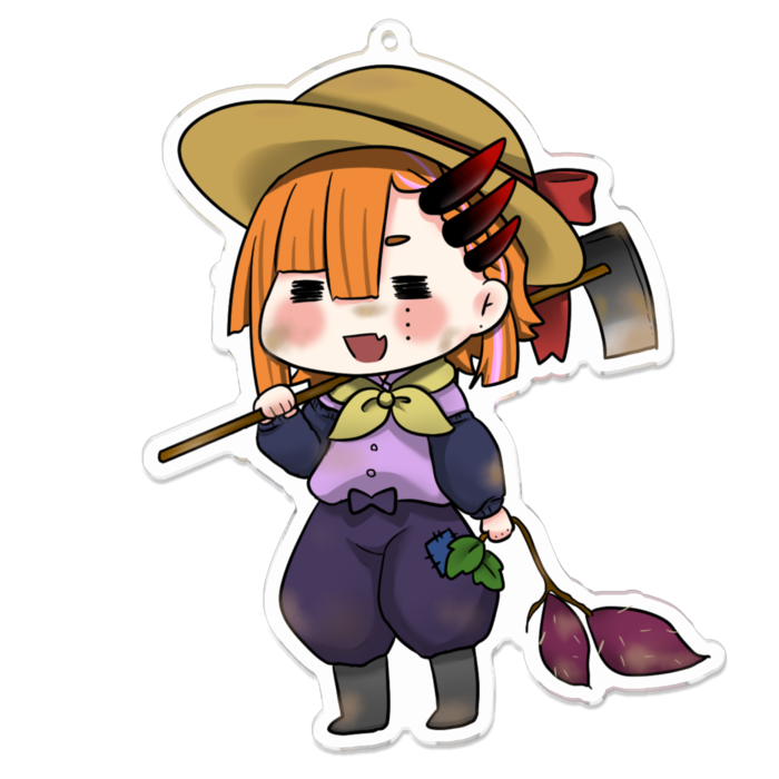 アクリルキーホルダー - 100 x 100 (mm)