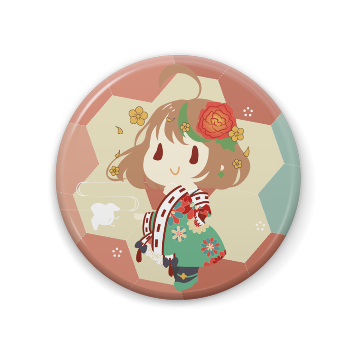 見返りあみい缶バッジ - 57mm