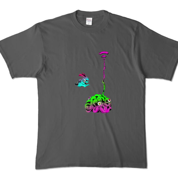 カラーTシャツ - XL - チャコール (濃色)(2)