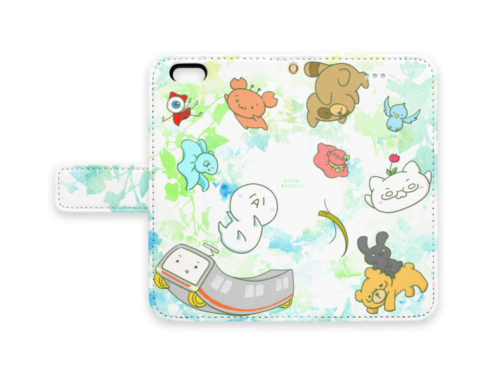 手帳型iPhoneケース - iPhone6 - ストラップ穴 あり