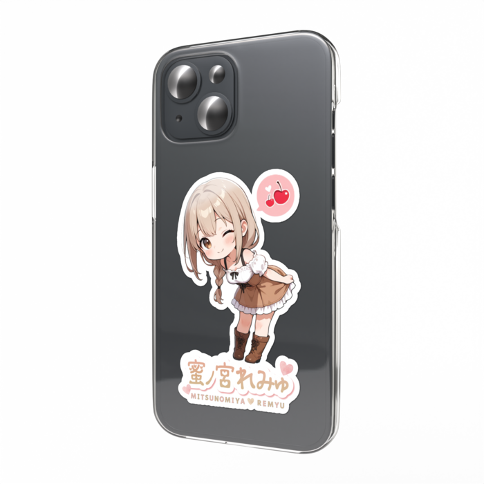 スマホステッカー｜れみゅロゴ入り