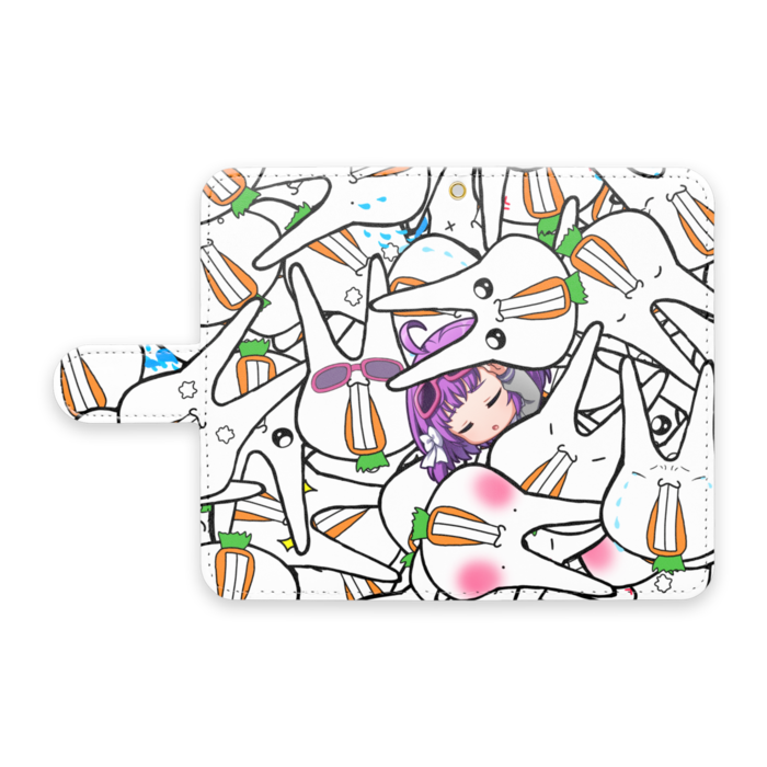 手帳型Androidケース - S - ストラップ穴 あり