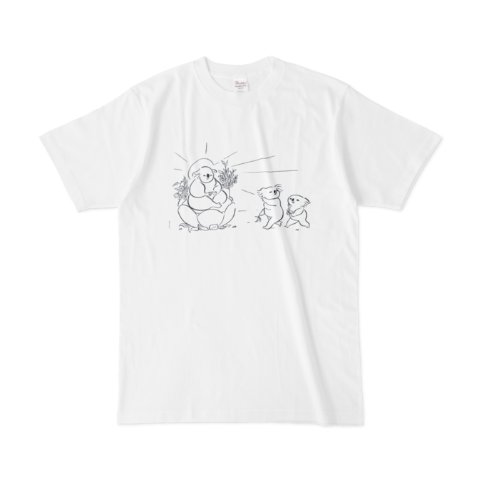Tシャツ - L - よけいなものは入れない 白+黒