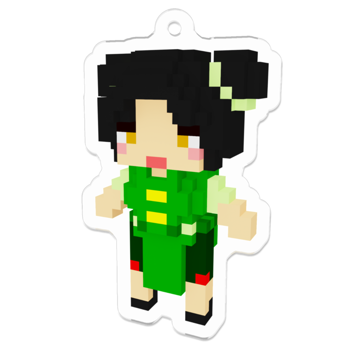 アクリルキーホルダー（コーティング）のこチャイナ