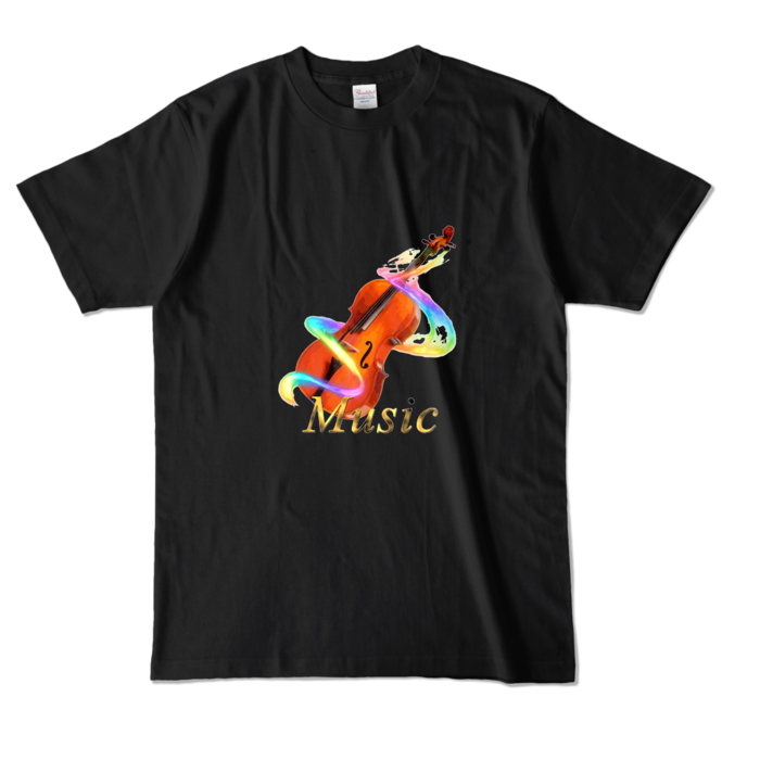 カラーTシャツ - L - ブラック (濃色)