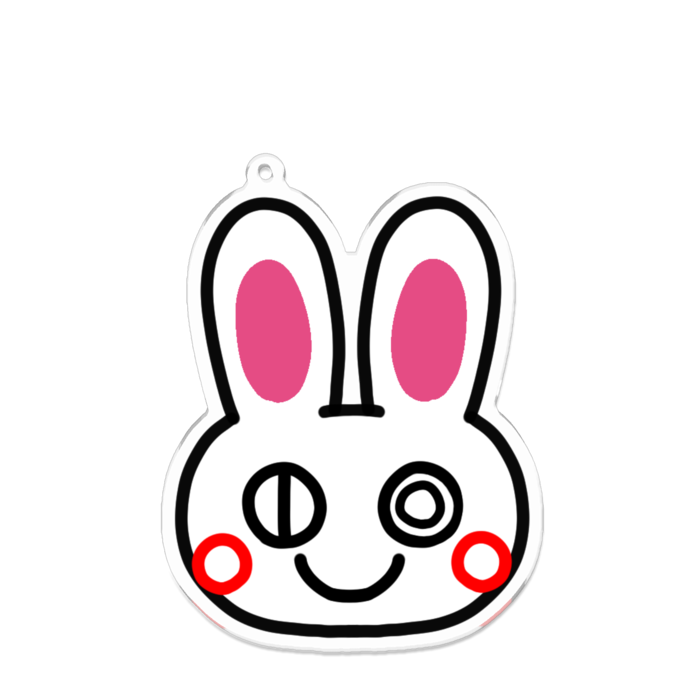 アクリルキーホルダー - 100 x 100 (mm)