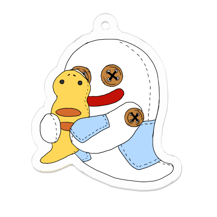 アクリルキーホルダー - 50 x 50 (mm)