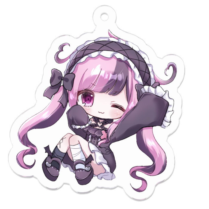 アクリルキーホルダー - 50 x 50 (mm)
