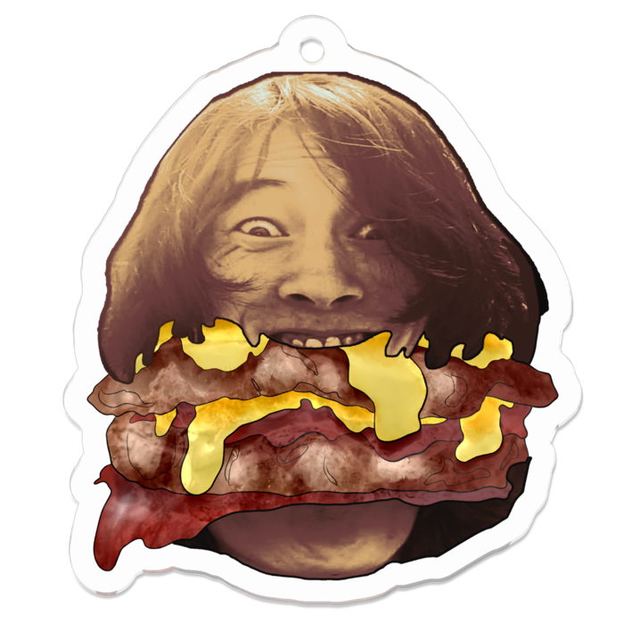 アクリルキーホルダー - 50 x 50 (mm)