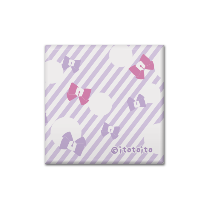 缶バッジ - 四角形40mm