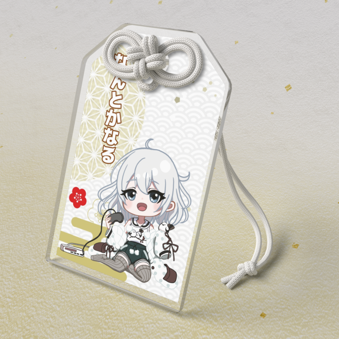 アクリルお守り - 50 × 80mm